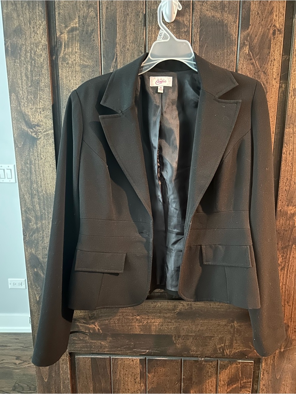 Candie's Black Fitted Women's Blazer